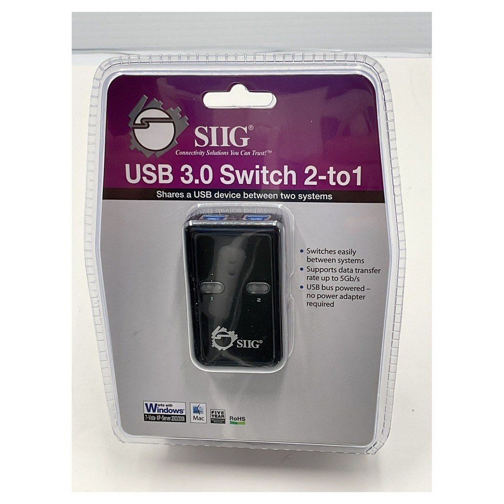 SIIG USB‎ 3.0 Switch 2-to-1 Adapter